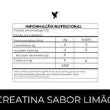 Creatina Monohidratada 100% Pura – Sabor Limão | 120g