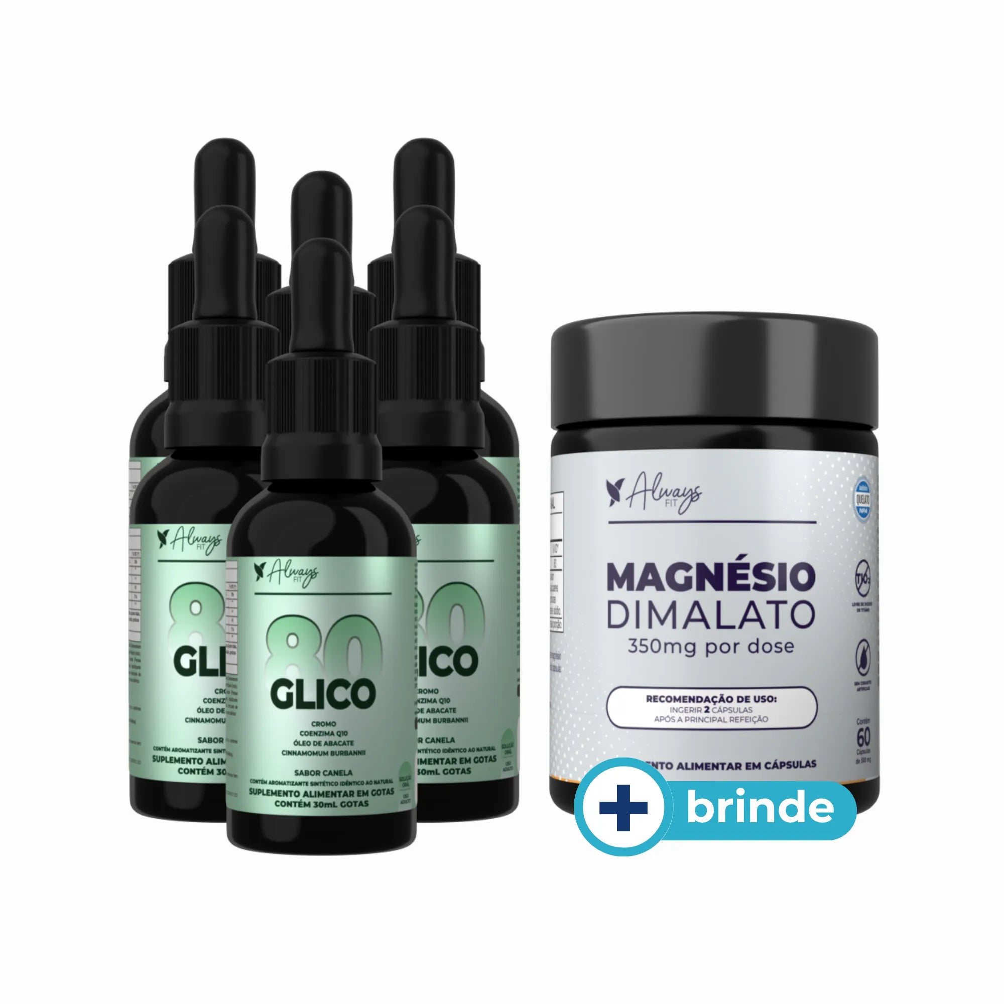 Glico80® - Óleo de abacate, Canela, Q10 e Cromo