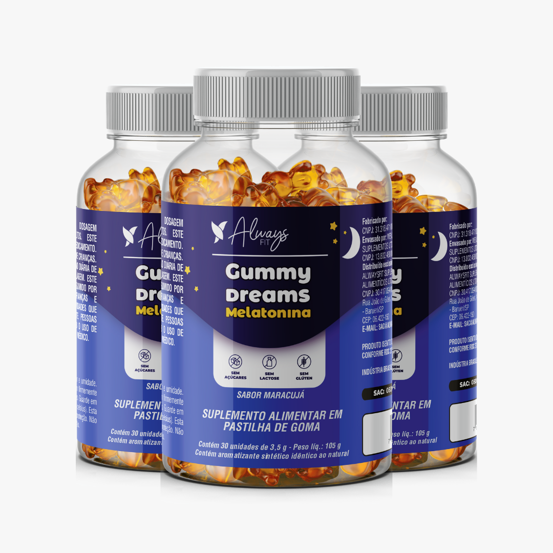 GummyDreams - Melatonina em Gomas - 30 Gummies