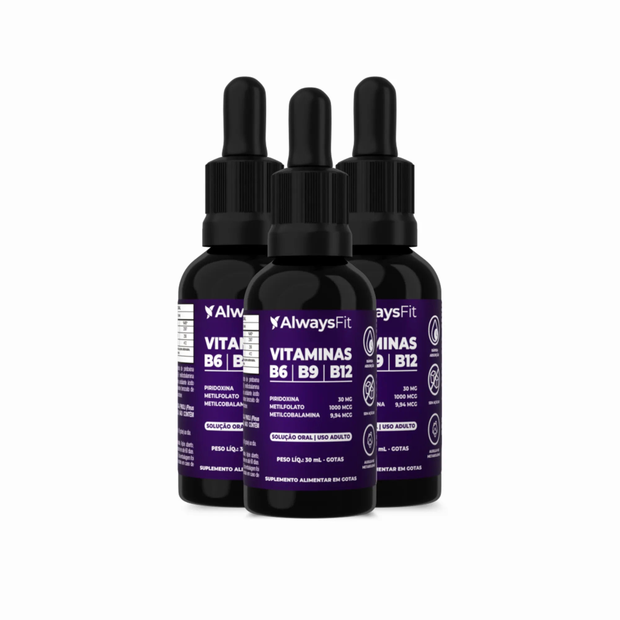 Metil-B9B12 (B6, Metilfolato e MetilCobalamina)