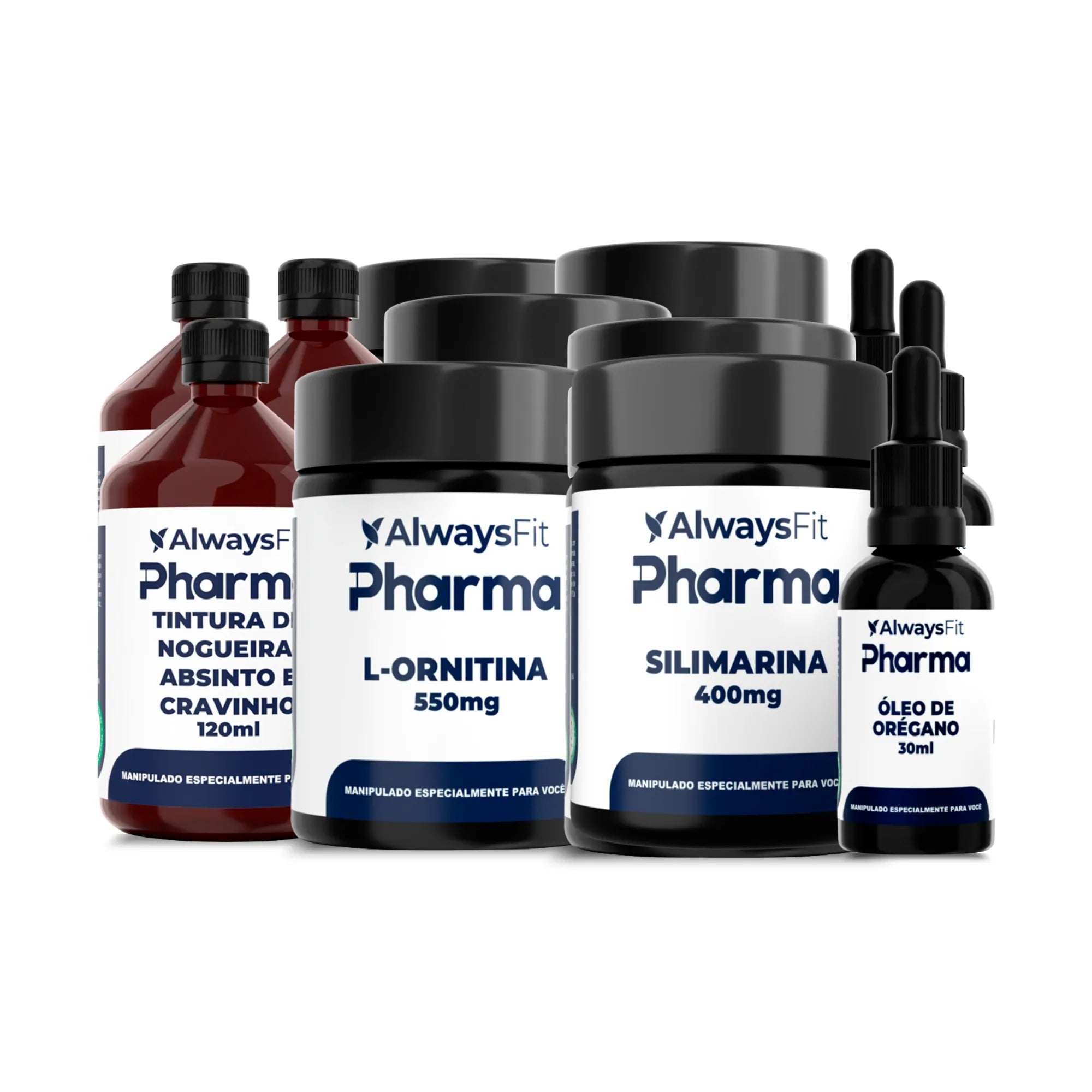 Protocolo Natural (Tintura de Nogueira Negra + Cravo + Artemísia, Silimarina, Ornitina, Óleo de Orégano) – 30 Dias